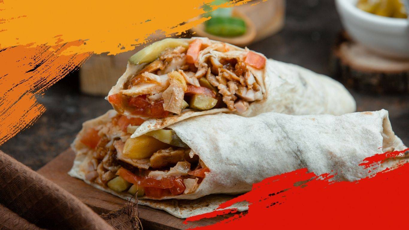 Dürüm shawarma de Alhambra Kebab y Pizza en Linares